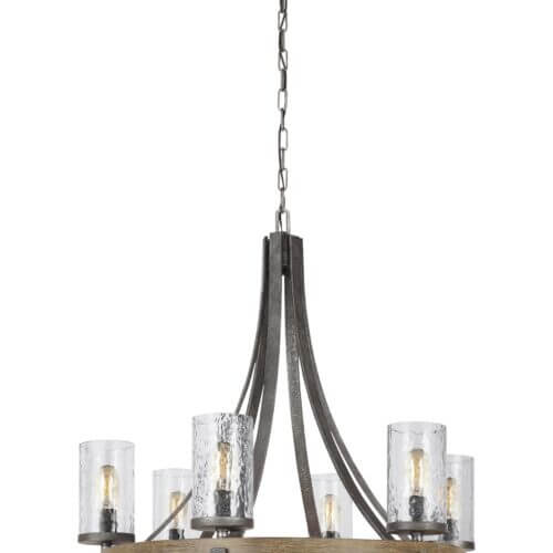 GENERATION LIGHTING Angelo Medium Chandelier F3134/6DWK/SGM toronto