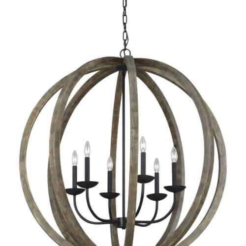 GENERATION LIGHTING Allier Large Pendant F3186/6WOW/AF erin mills