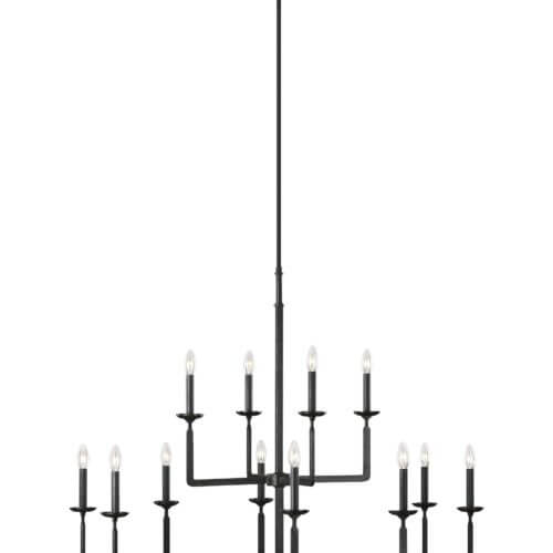 GENERATION LIGHTING Ansley Large Chandelier F3290/12AI kleinburg