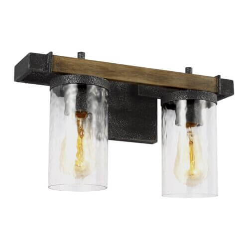 GENERATION LIGHTING Angelo 2 Light Vanity VS18252DWK/SGM edmonton