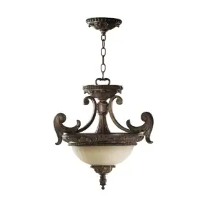 Madeleine 18-in Semi-Flush Mount Corsican Gold