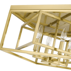 BETHEL GOLD INTERLOCKED BOX FLUSH MOUNT YS218FM16G collingwood