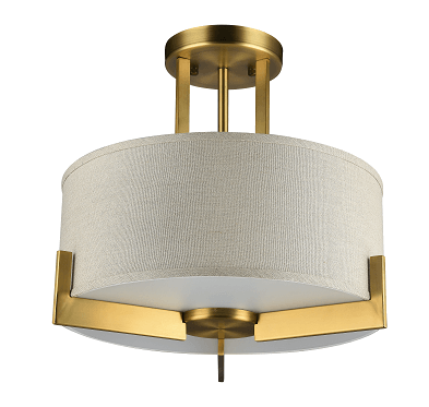 BETHEL ANTIQUE BRASS HAIRLINED SEMI FLUSH MOUNT KE2020/DR7 collingwood