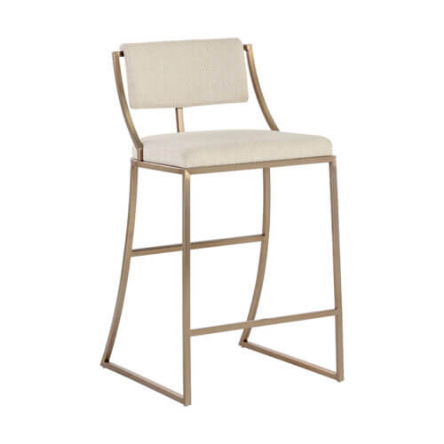 SUNPAN Makena Counter Stool - Monument Oatmeal 108521 toronto
