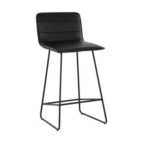 SUNPAN Jovanah Counter Stool - Bravo Black SET OF TWO 108973 fredericton