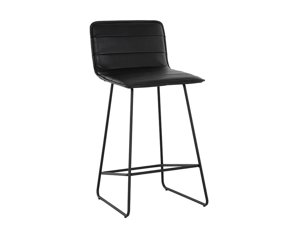 SUNPAN Jovanah Counter Stool - Bravo Black SET OF TWO 108973 fredericton