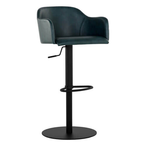 SUNPAN Hensley Adjustable Stool - Dark Teal 109822 vancouver