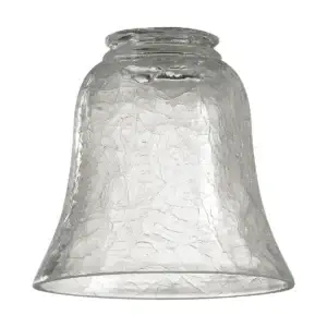 2.25" CLEAR CRACKLE GLASS