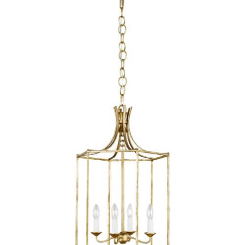 GENERATION LIGHTING Bantry House Medium Lantern Antique Gild AC1014ADB monton
