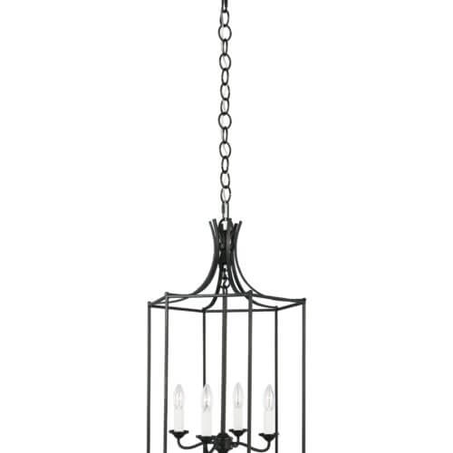 GENERATION LIGHTING Bantry House Medium Lantern Smith Steel AC1014SMS edmonton