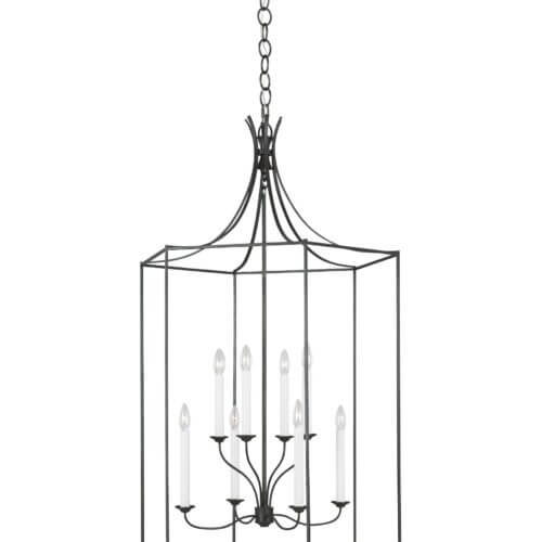 GENERATION LIGHTING Bantry House Extra Large Lantern Smith Steel AC1038SMS guelph