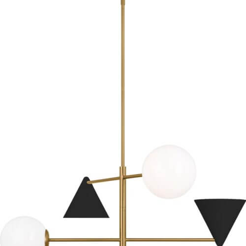 GENERATION LIGHTING Cosmo Large Chandelier AEC1104MBKBBS sarnia