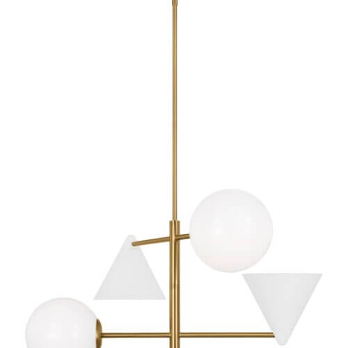 GENERATION LIGHTING Cosmo Medium Chandelier AEC1114MWTBBS vaughan
