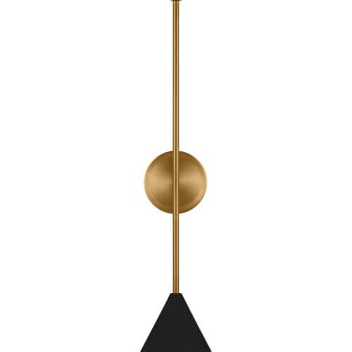 GENERATION LIGHTING Cosmo Extra Large Sconce AEW1041MBKBBS nobleton