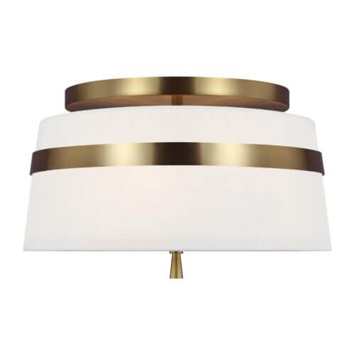 GENERATION LIGHTING Cordtlandt Small Semi-Flush Mount Burnished Brass AF1143BBS ottawa
