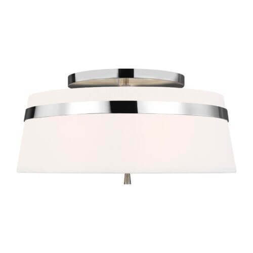 GENERATION LIGHTING Cordtlandt Large Semi-Flush Mount Polished Nickel AF1153PN bracebridge