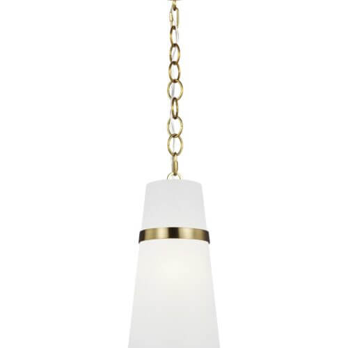 GENERATION LIGHTING Cordtlandt Small Pendant Burnished Brass AP1161BBS fredericton