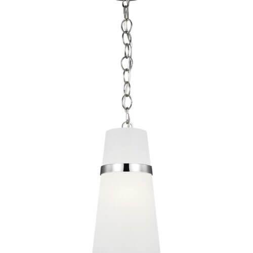 GENERATION LIGHTING Cordtlandt Small Pendant Polished Nickel AP1161PN monton