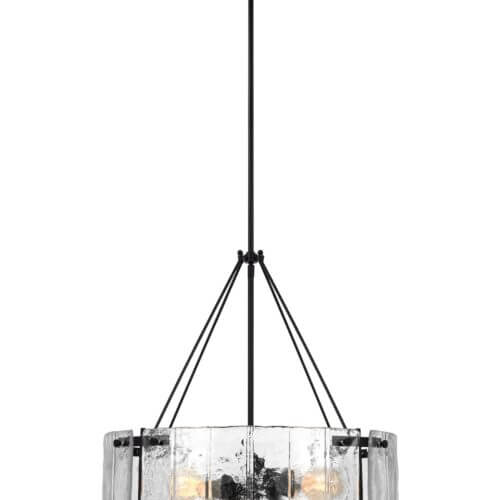 GENERATION LIGHTING Calvert Medium Chandelier Aged Iron AP1234AI king city