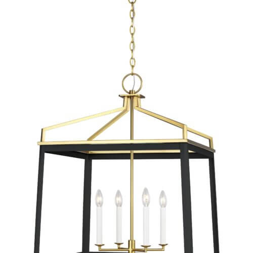 GENERATION LIGHTING Carlow Extra Large Lantern Midnight Black CC1544MBKBBS midland