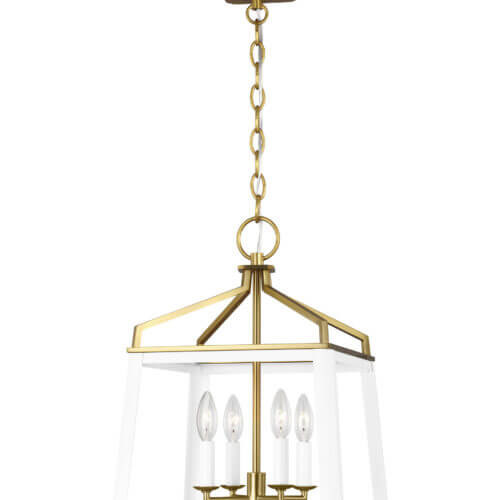 GENERATION LIGHTING Carlow Medium Lantern Matte White CC1564MWTBBS godridge