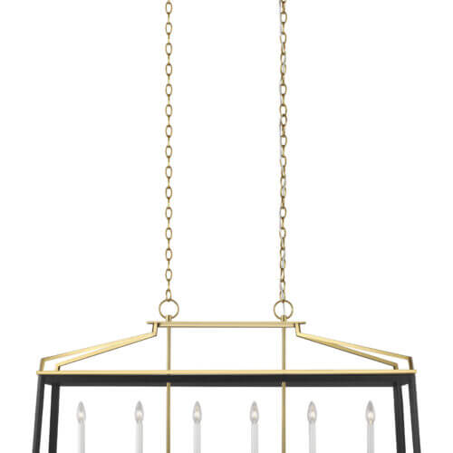 GENERATION LIGHTING Carlow Linear Lantern Midnight Black CC1586MBKBBS etobicoke