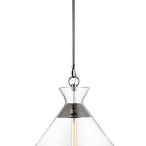 GENERATION LIGHTING Atlantic Wide Pendant Polished Nickel CP1031PN brockville