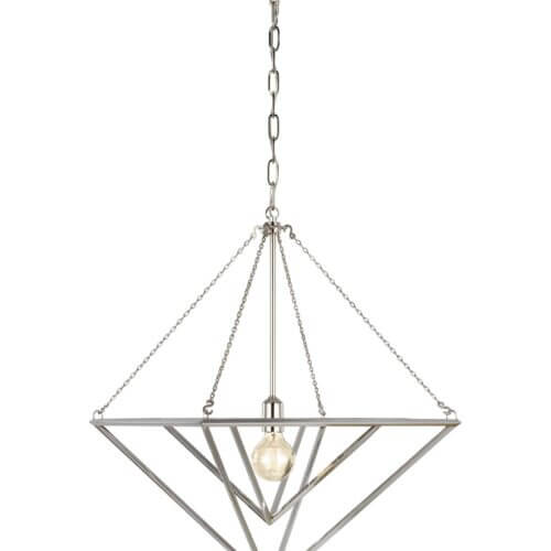 GENERATION LIGHTING Carat Medium Pendant Polished Nickel CP1141PN oakville