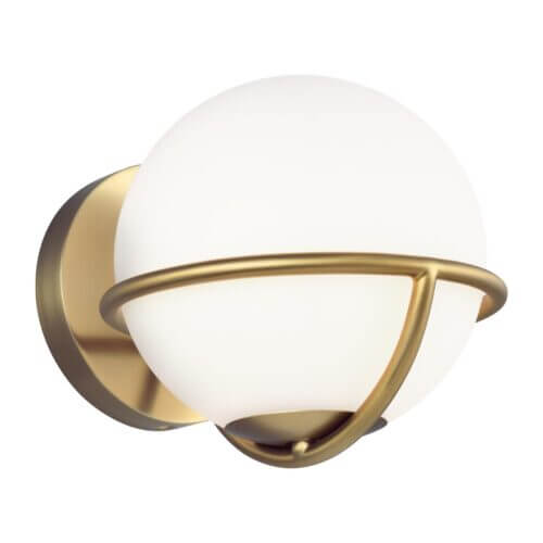 GENERATION LIGHTING Apollo Sconce Burnished Brass EW1031BBS quebec city