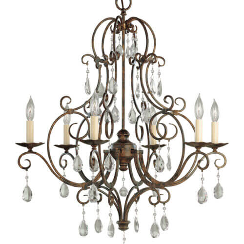 GENERATION LIGHTING Chateau Small Chandelier F1902/6MBZ vancouver