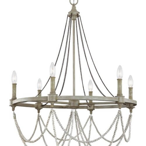 GENERATION LIGHTING Beverly Medium Chandelier F3132/6FWO/DWW toronto