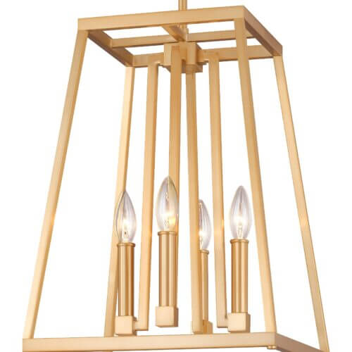 GENERATION LIGHTING Conant Small Lantern Gilded Satin Brass F3149/4GSB gravenhurst