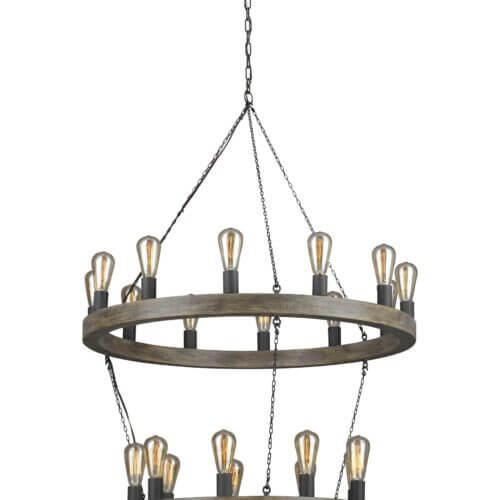 GENERATION LIGHTING Avenir Two-Tier Chandelier F3934/21WOW/AF huntsville