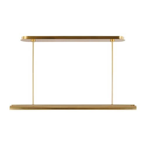 GENERATION LIGHTING Carson One Light Linear Chandelier LED Burnished Brass KC1091BBS newmarket