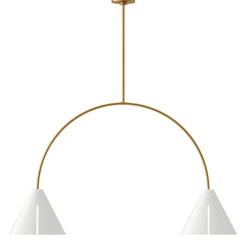 GENERATION LIGHTING Cambre Large Linear Chandelier KC1102MWTBBS-L1 burlington