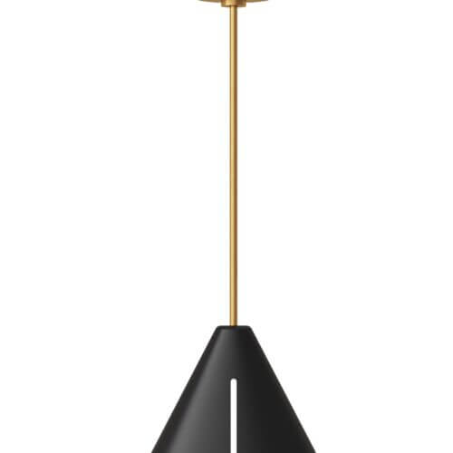 GENERATION LIGHTING Cambre Medium Pendant KP1131MBKBBS-L1 aurora