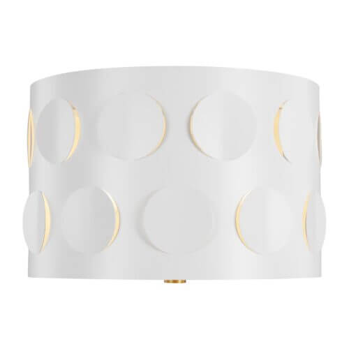 GENERATION LIGHTING Dottie Small Flush Mount Burnished Brass KSF1002BBS monton