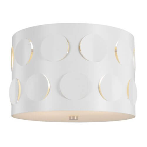 GENERATION LIGHTING Dottie Small Flush Mount Polished Nickel KSF1002PN midland