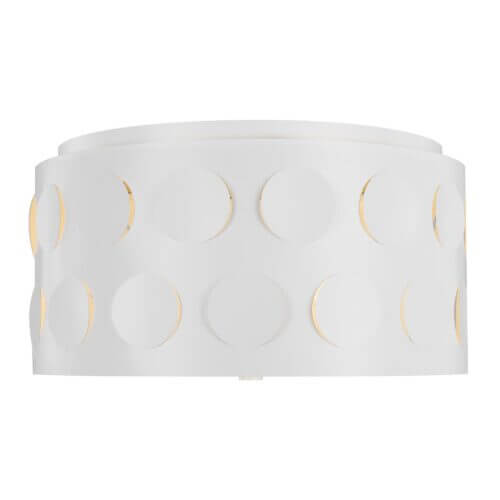 GENERATION LIGHTING Dottie Medium Flush Mount Matte White KSF1013MWT winnipeg
