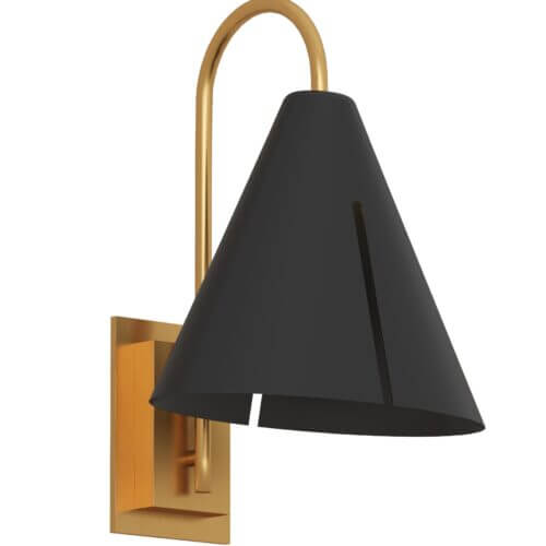 GENERATION LIGHTING Cambre Small Task Sconce KW1131MBKBBS-L1 niagara