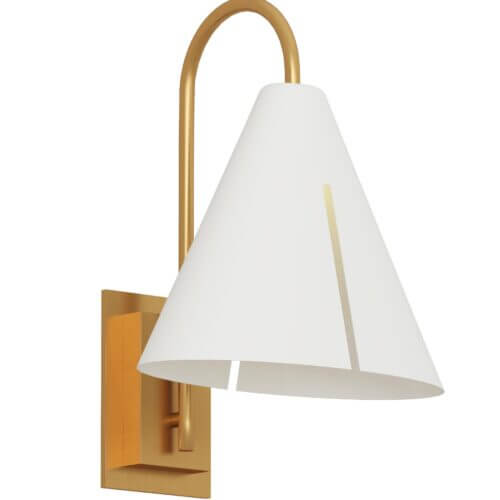 GENERATION LIGHTING Cambre Small Task Sconce KW1131MWTBBS-L1 belleville