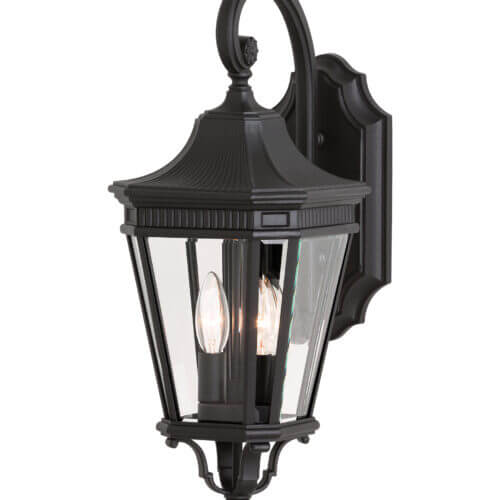 GENERATION LIGHTING Cotswold Lane Small Lantern Black OL5401BK huntsville