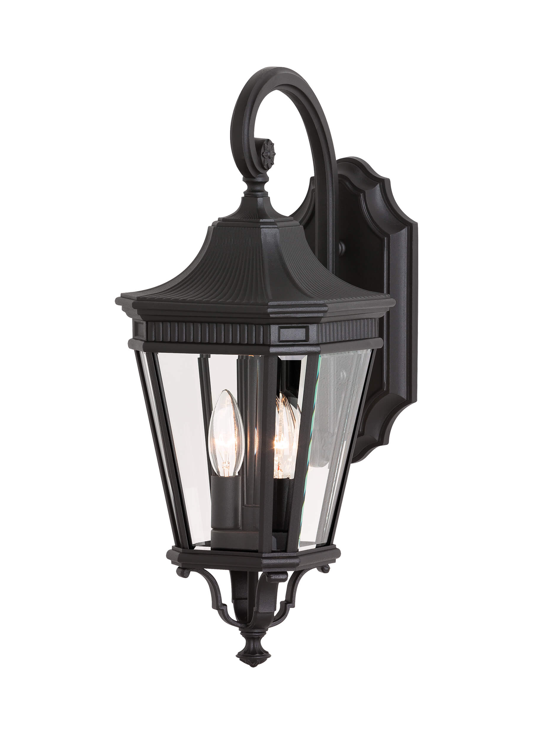GENERATION LIGHTING Cotswold Lane Small Lantern Black OL5401BK huntsville