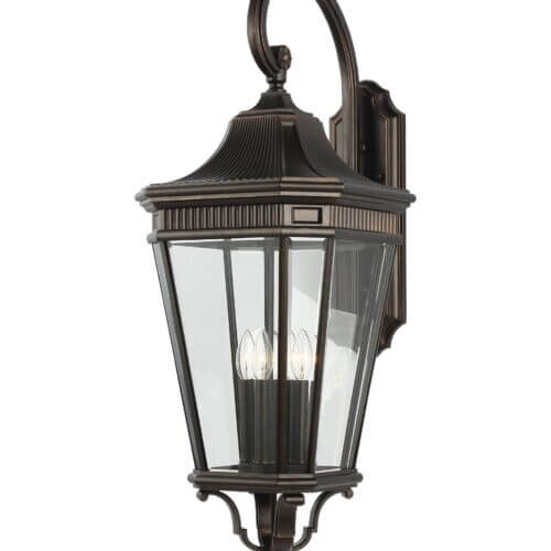 GENERATION LIGHTING Cotswold Lane Extra Large Lantern Grecian Bronze OL5405GBZ monton