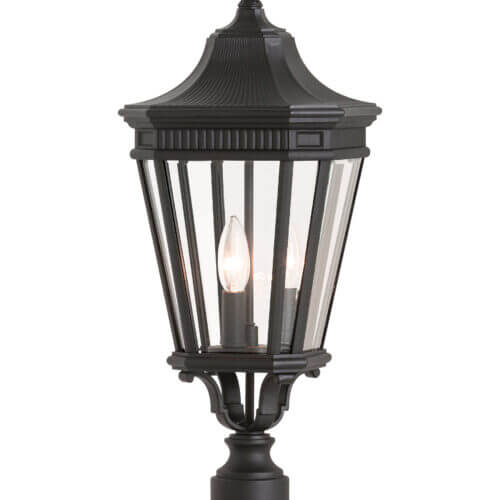GENERATION LIGHTING Cotswold Lane Small Post Lantern Black OL5407BK edmonton