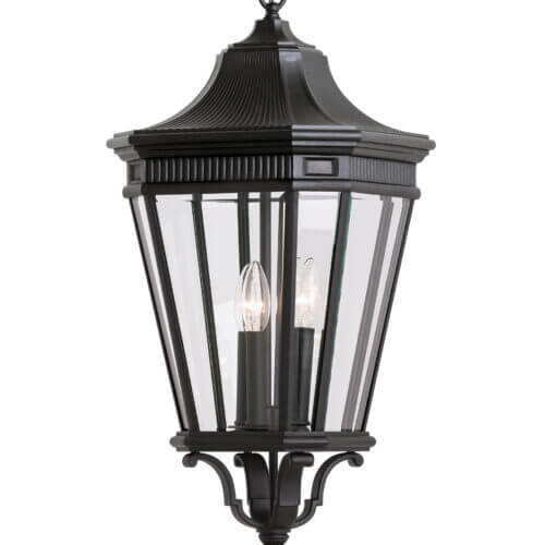 GENERATION LIGHTING Cotswold Lane Medium Pendant Black OL5412BK vaughan