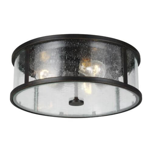 GENERATION LIGHTING Dakota Flush Mount Espresso OL7633ES calgary