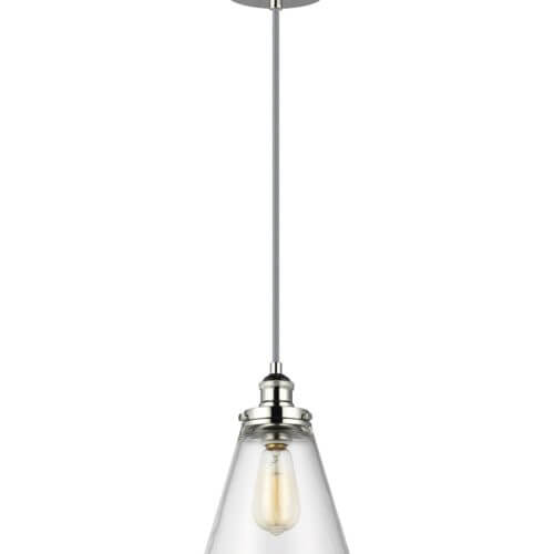 GENERATION LIGHTING Baskin Cone Pendant P1347PN vaughan
