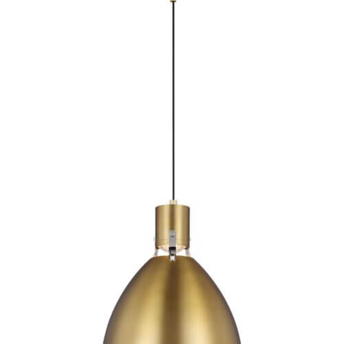 GENERATION LIGHTING Brynne Small LED Pendant Burnished Brass P1442BBS-L1 montreal