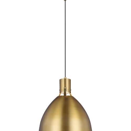 GENERATION LIGHTING Brynne Medium LED Pendant Burnished Brass P1443BBS-L1 fredericton